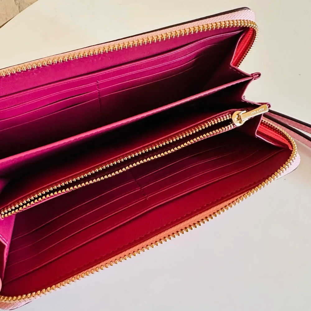 Coach large Rowan satchel  Pink Satchel and Wallet Set - Picture 13 of 15